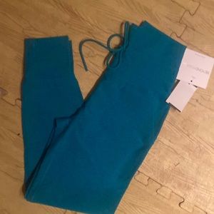 Beyond Yoga Spacedye Commuter Legging Peacock Blue Heather SMALL